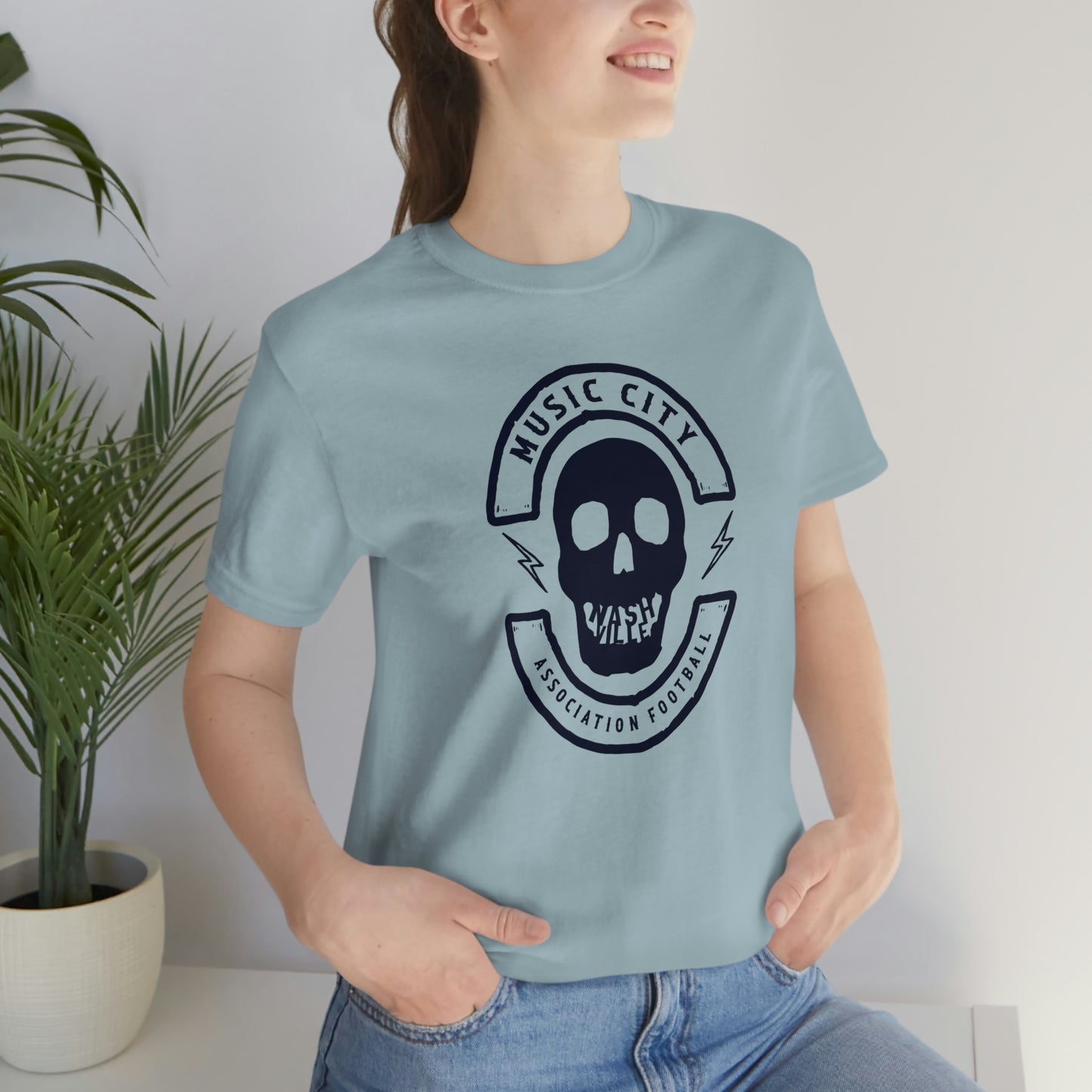 MC Biker Badge Nashteeth J Short Sleeve Tee