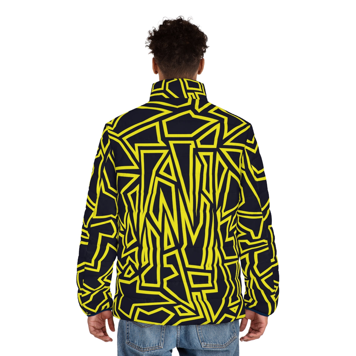 Hidden N graphic puffer jacket