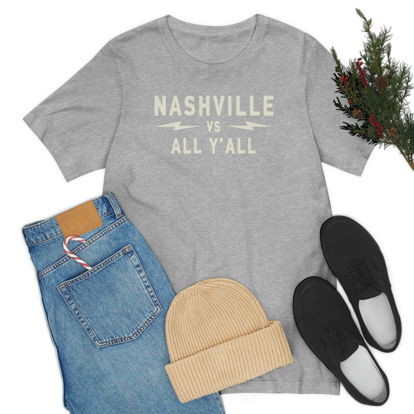 Nashville Vs White Text graphic