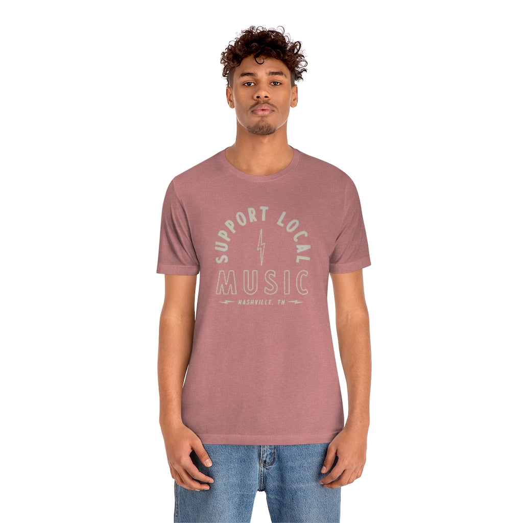 Support Local Music Bolt T-shirt