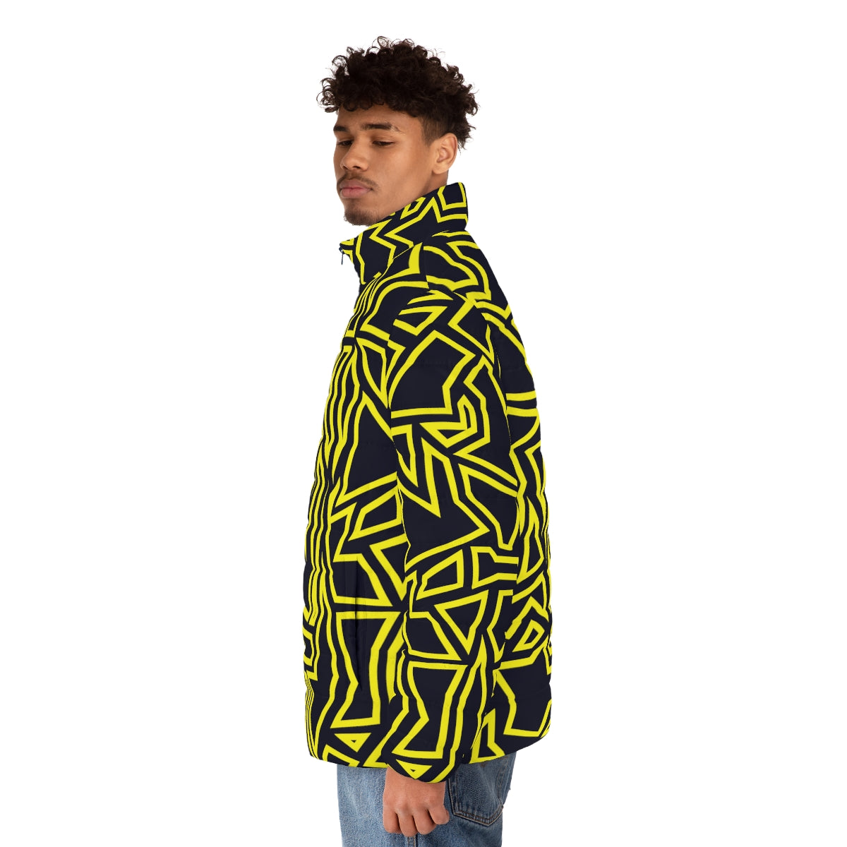 Hidden N graphic puffer jacket