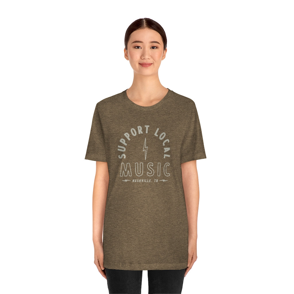 Support Local Music Bolt T-shirt