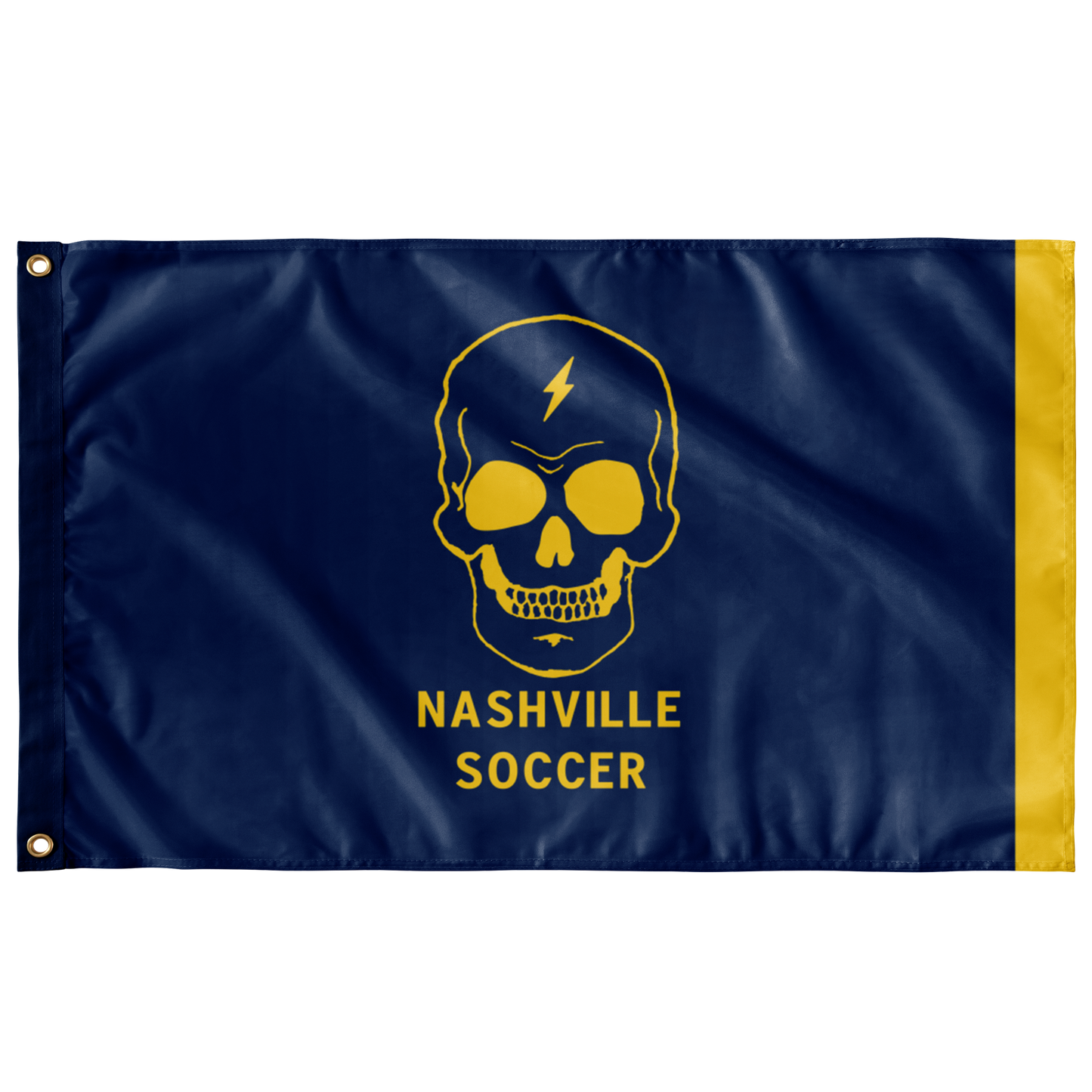 Nashville Soccer Skull Flag