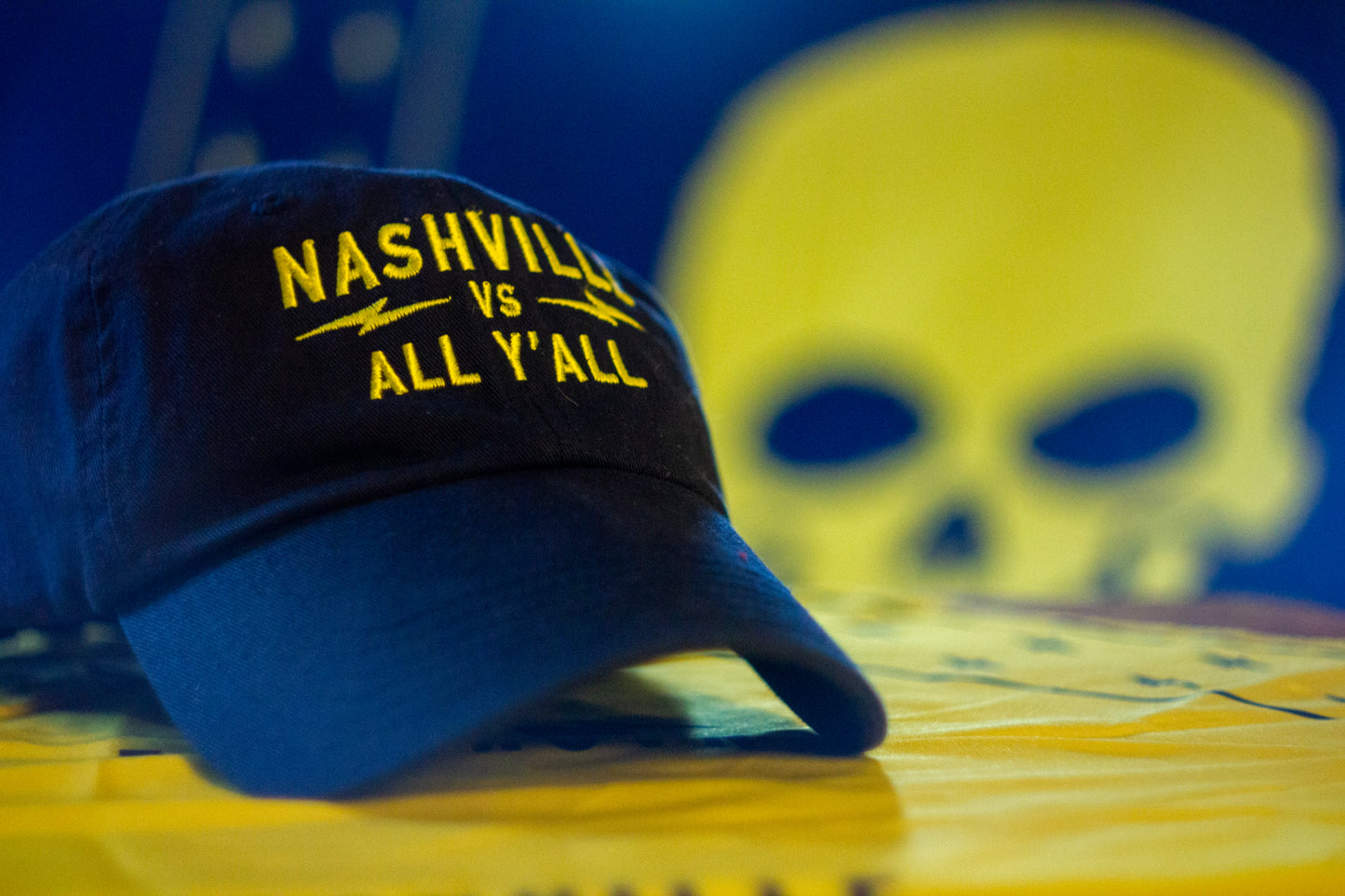 Nashville Vs All Y'all Modern Gold premium dad hat