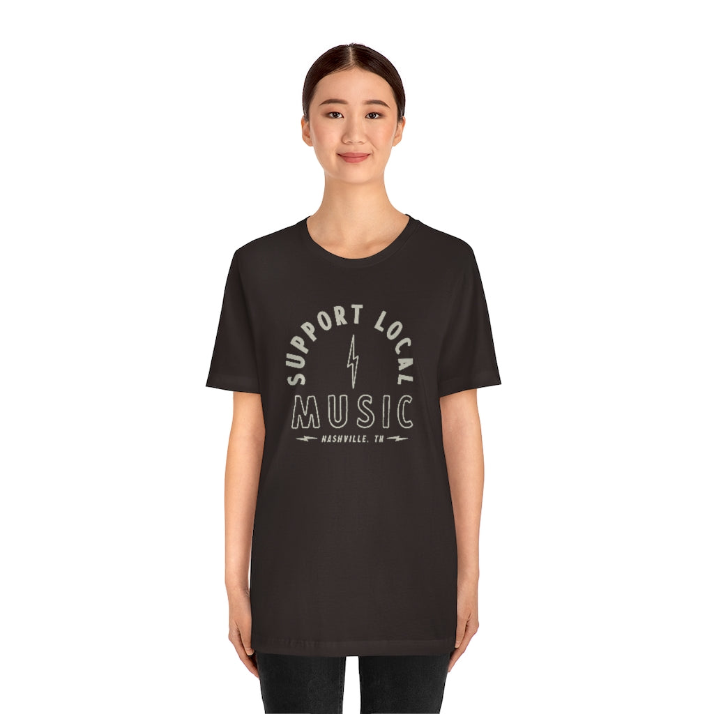 Support Local Music Bolt T-shirt