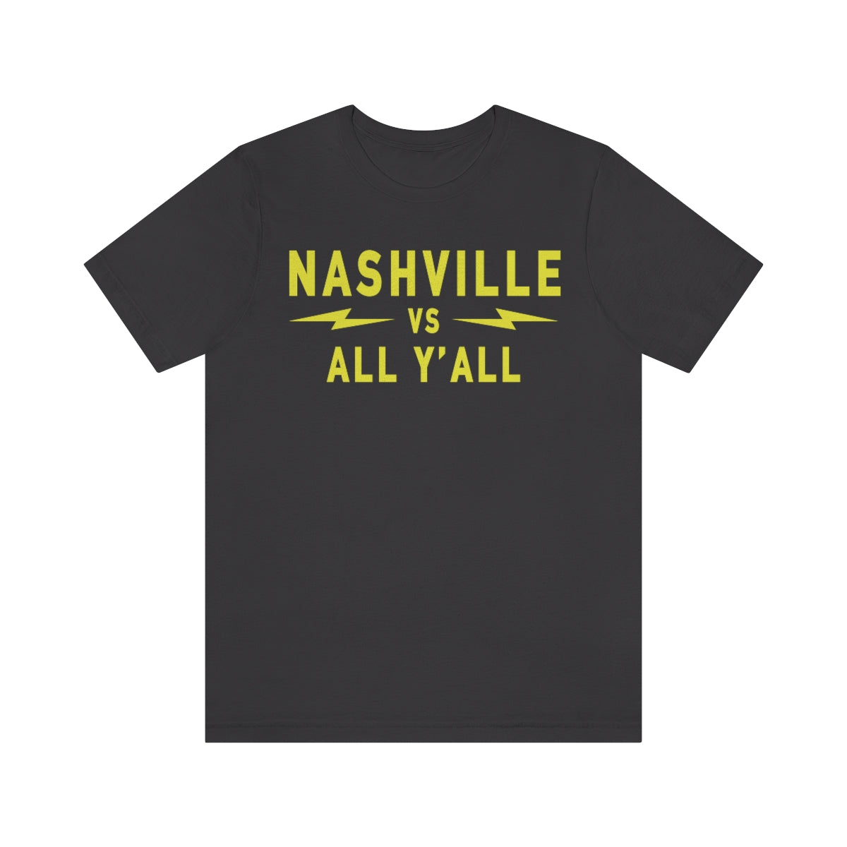 Nashville VS Modern Gold Large print Short Sleeve Tee