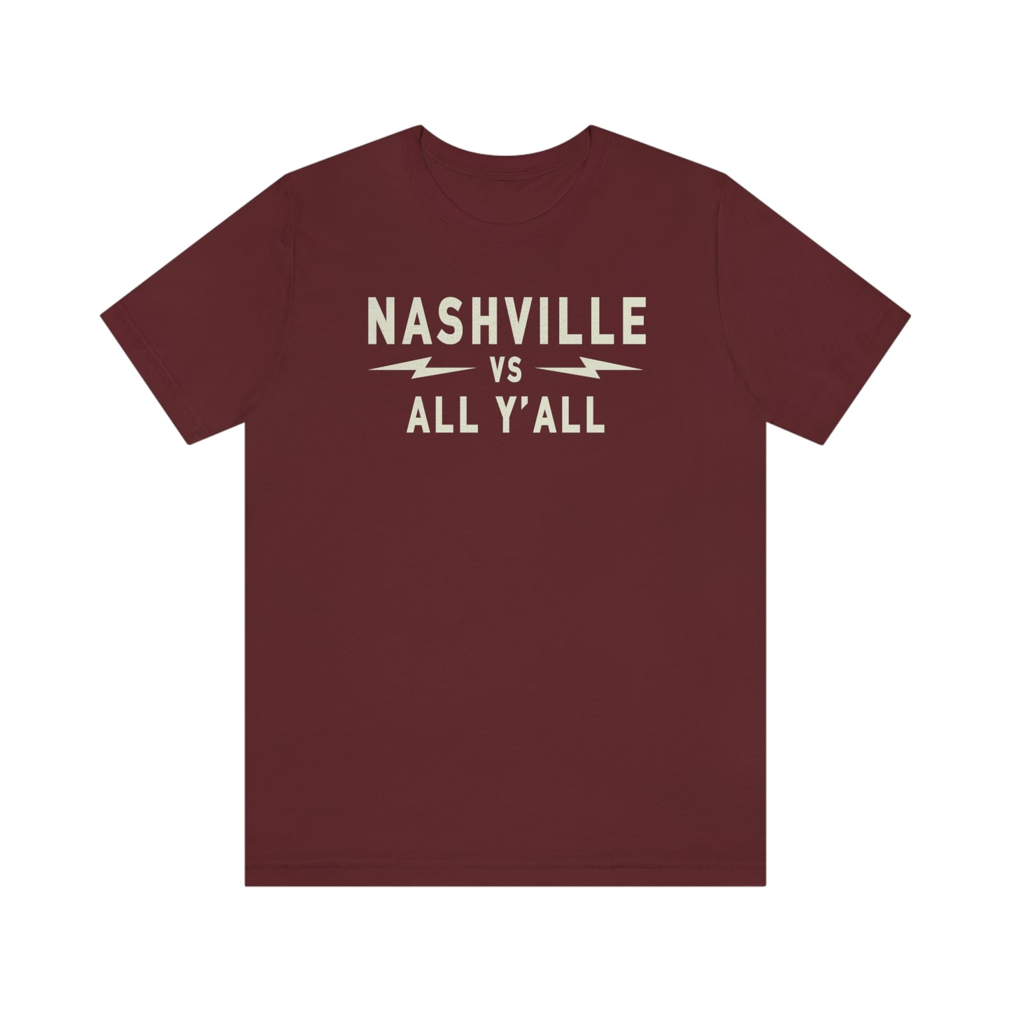 Nashville Vs White Text graphic