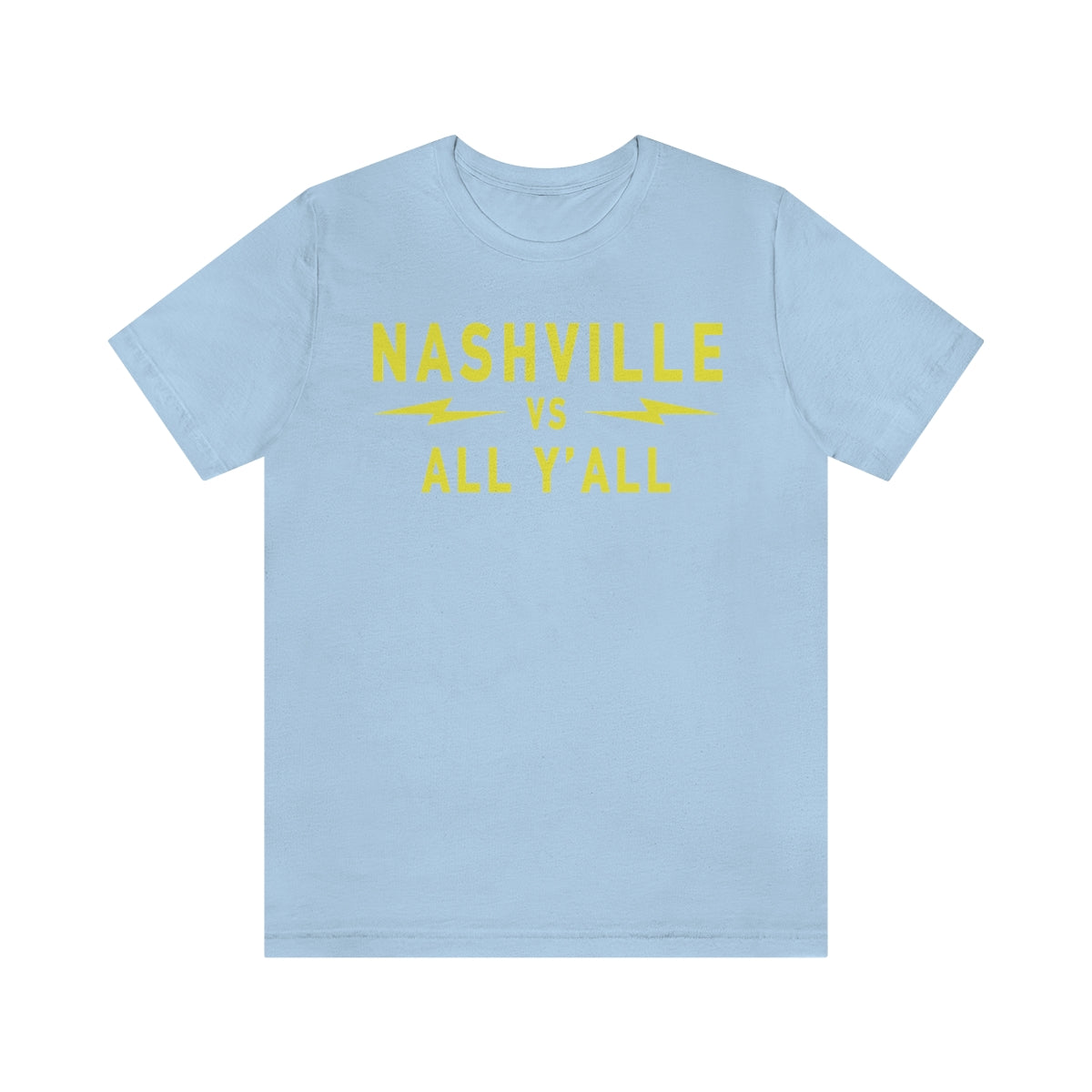 Nashville VS Modern Gold Large print Short Sleeve Tee