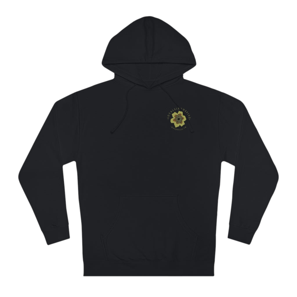 Tulip Poplar Mandala reverse graphic Unisex Hooded Sweatshirt