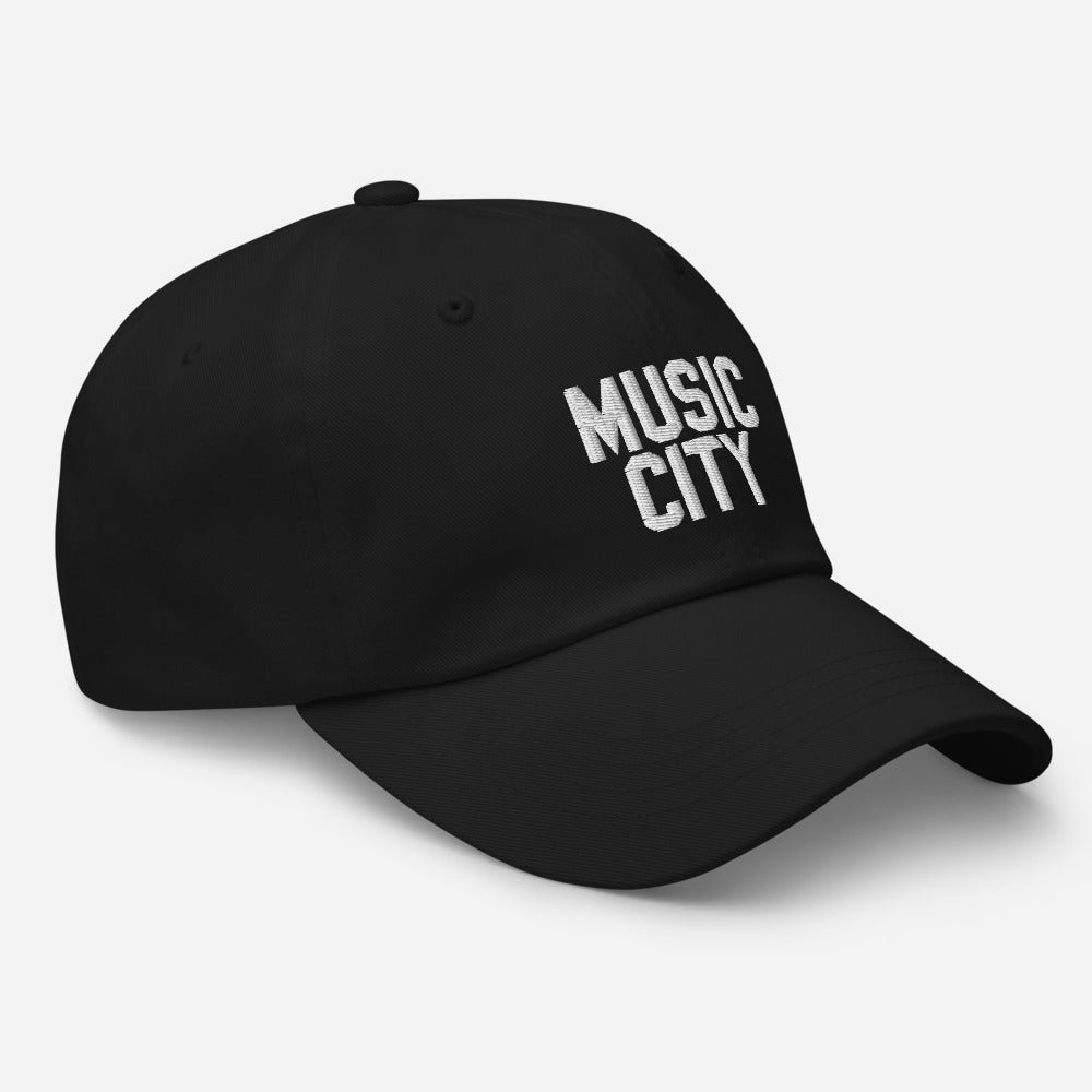 Music City Basic Text Dad hat