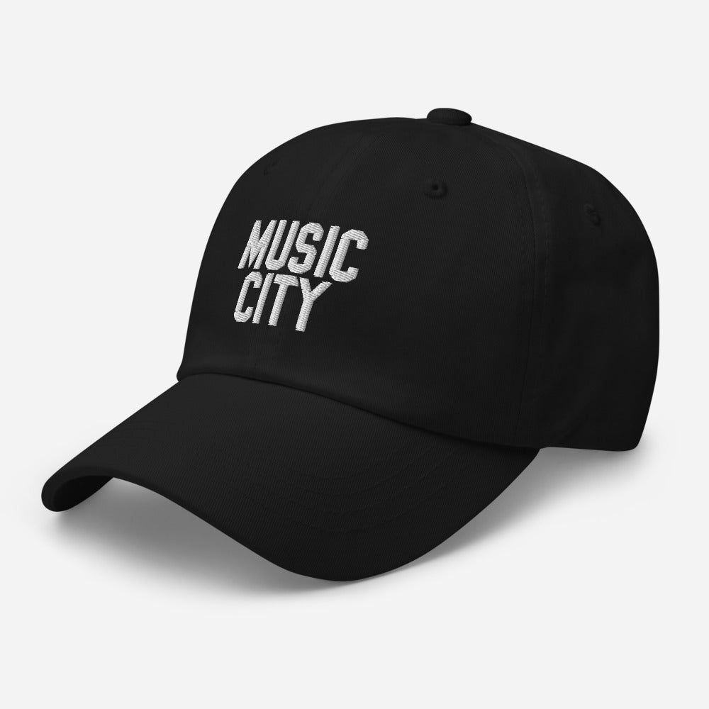 Music City Basic Text Dad hat