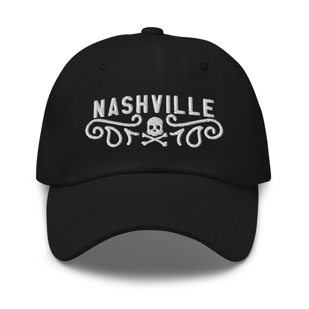 Nashville Paisley Dad hat white graphic