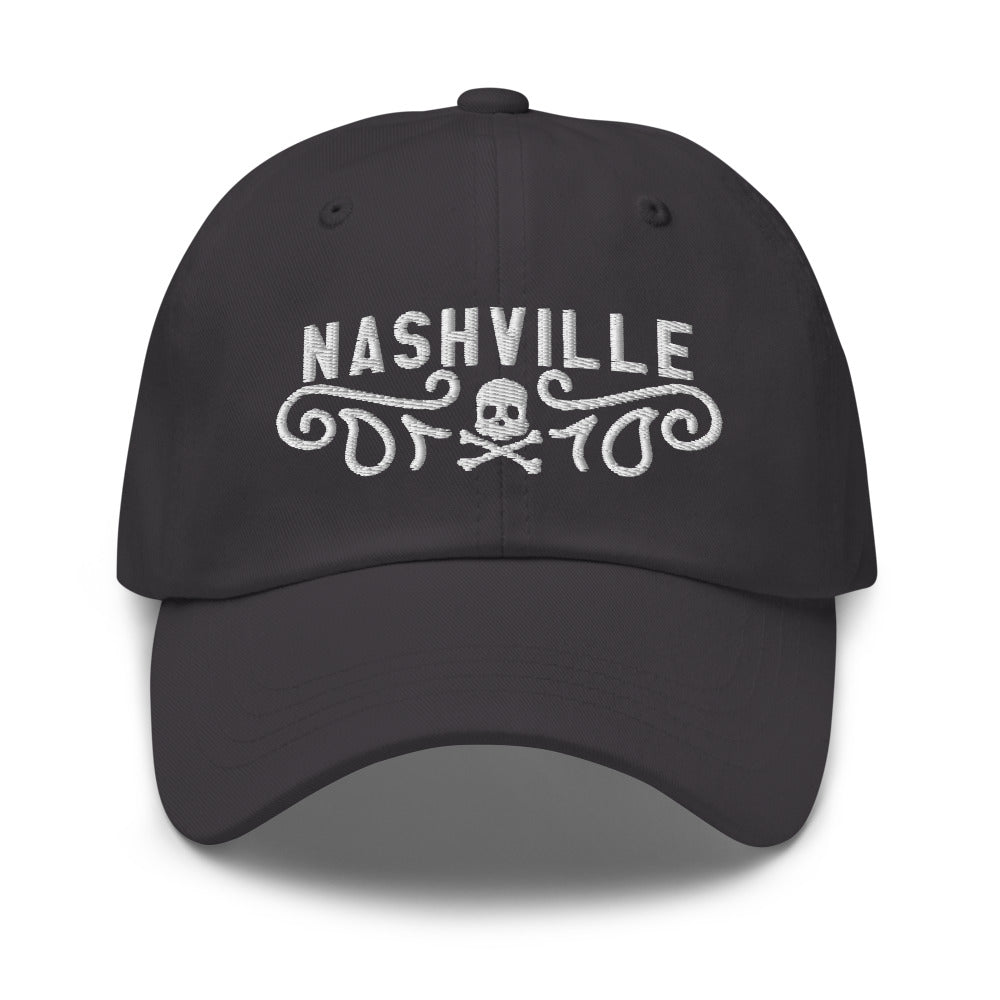 Nashville Paisley Dad hat white graphic