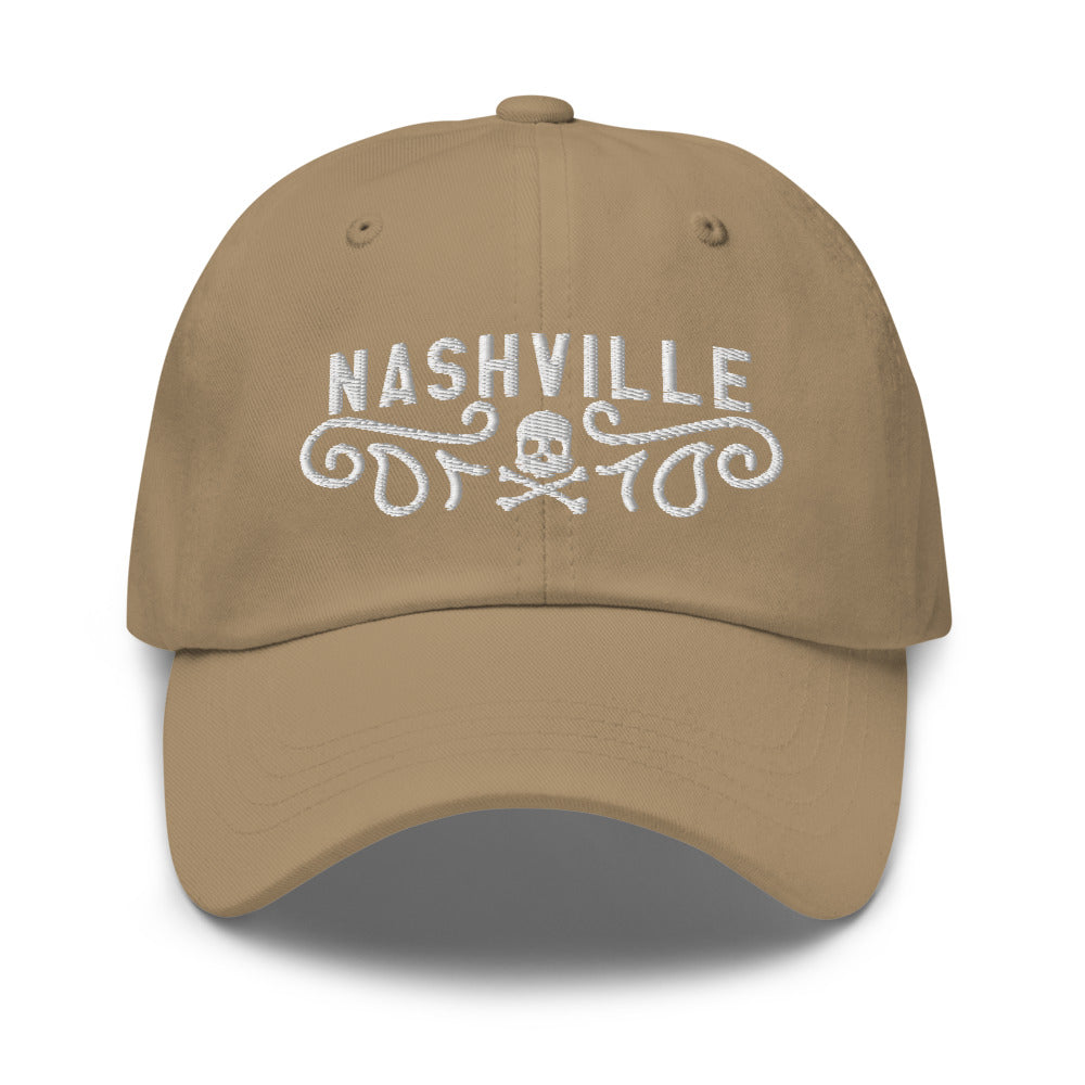 Nashville Paisley Dad hat white graphic