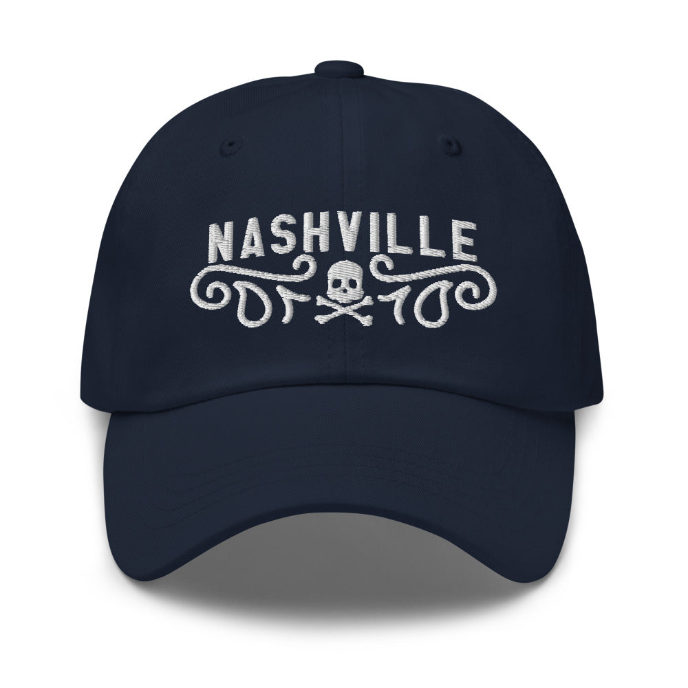 Nashville Paisley Dad hat white graphic