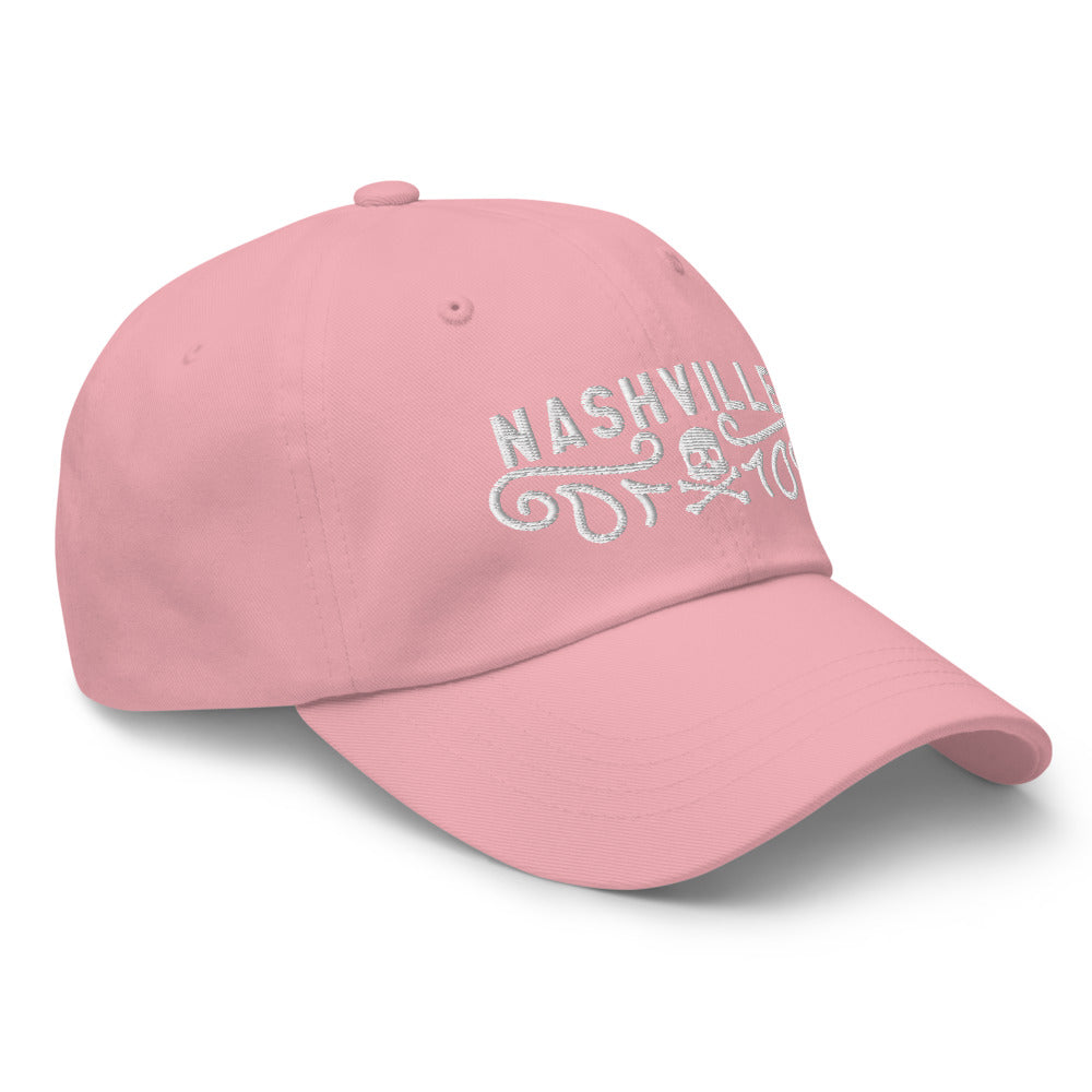 Nashville Paisley Dad hat white graphic