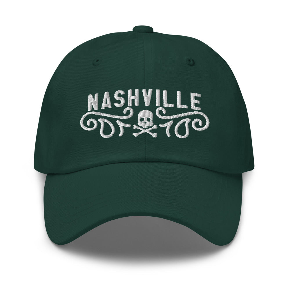 Nashville Paisley Dad hat white graphic