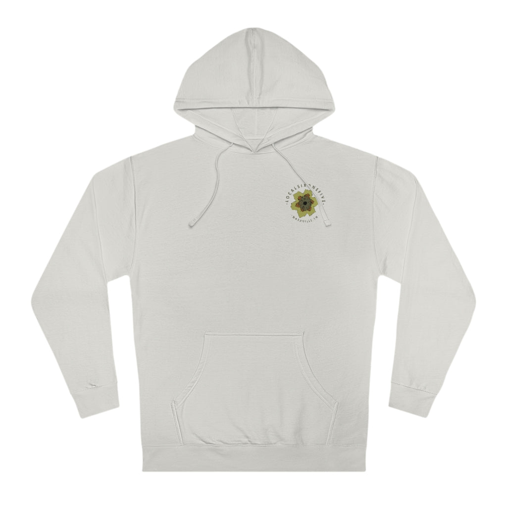 Tulip Poplar Mandala reverse graphic Unisex Hooded Sweatshirt