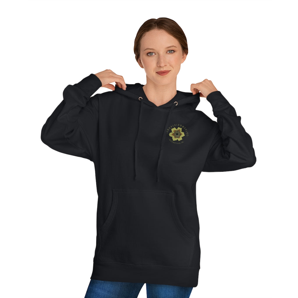 Tulip Poplar Mandala reverse graphic Unisex Hooded Sweatshirt