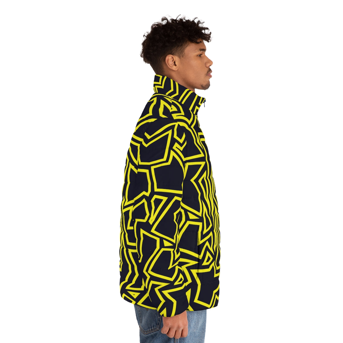 Hidden N graphic puffer jacket
