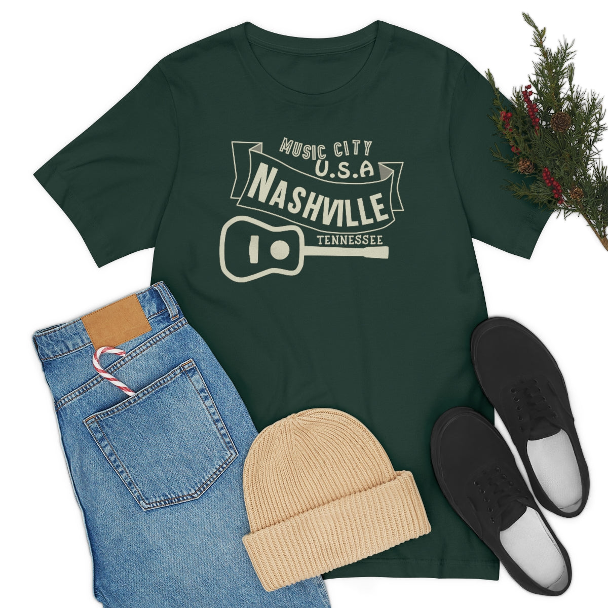 Nashville TN Banner Tshirt