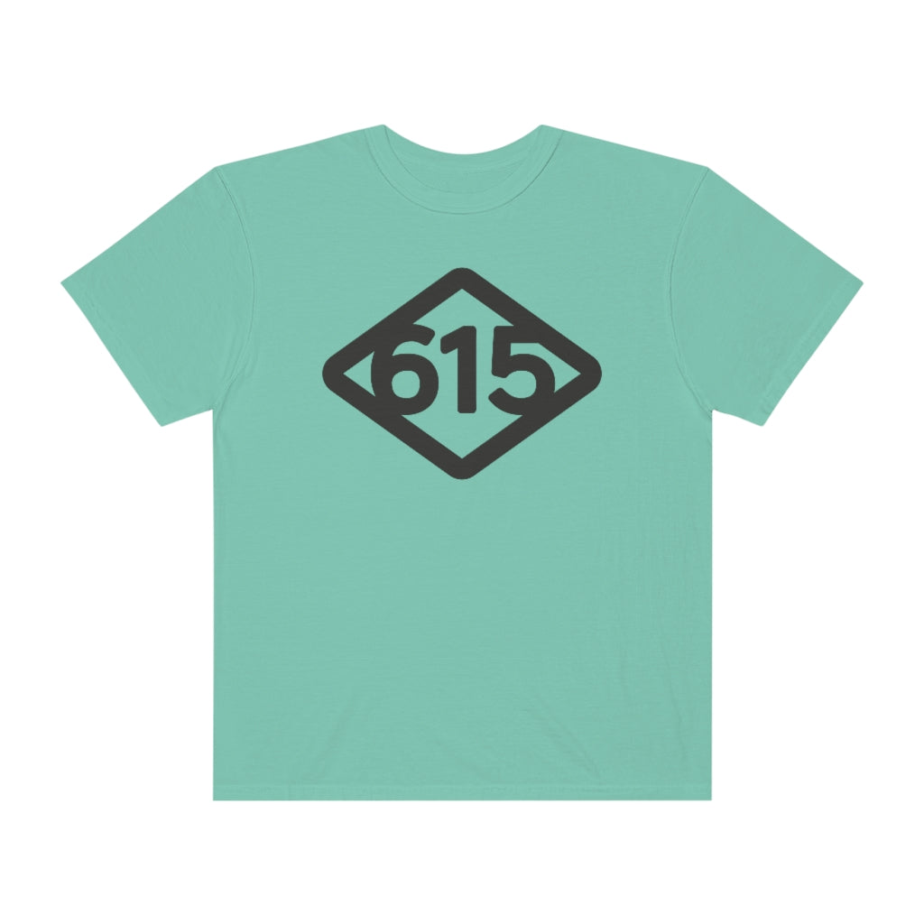 615 Diamond Unisex Garment-Dyed T-shirt