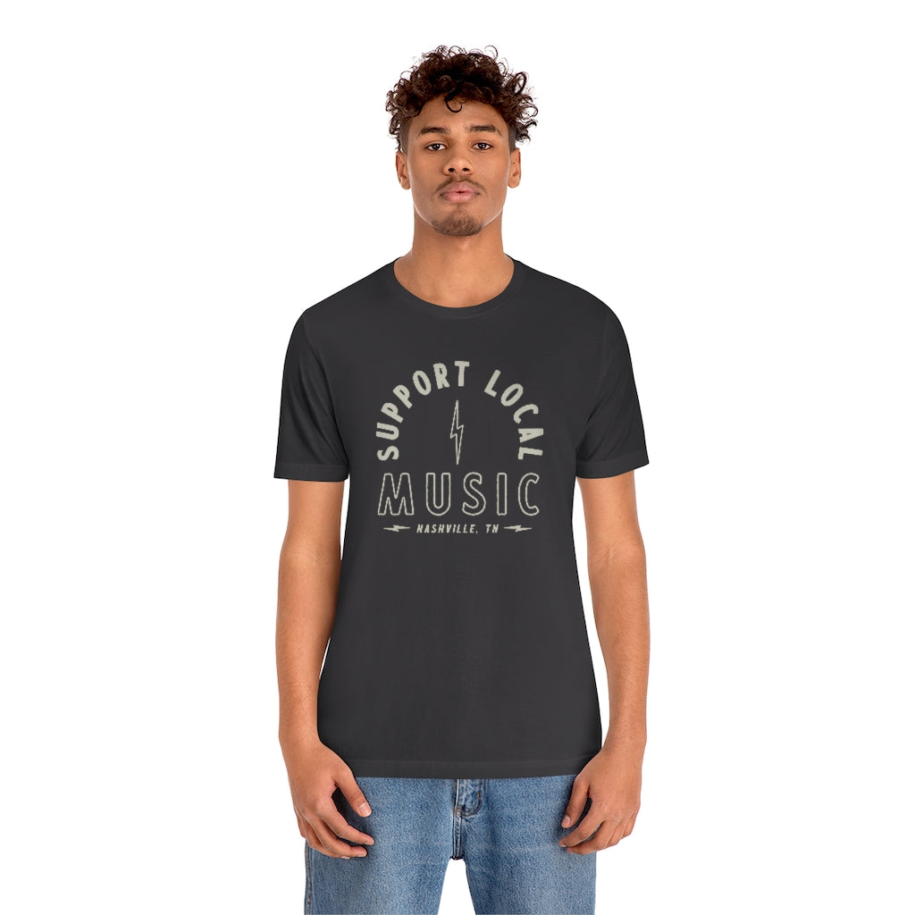 Support Local Music Bolt T-shirt