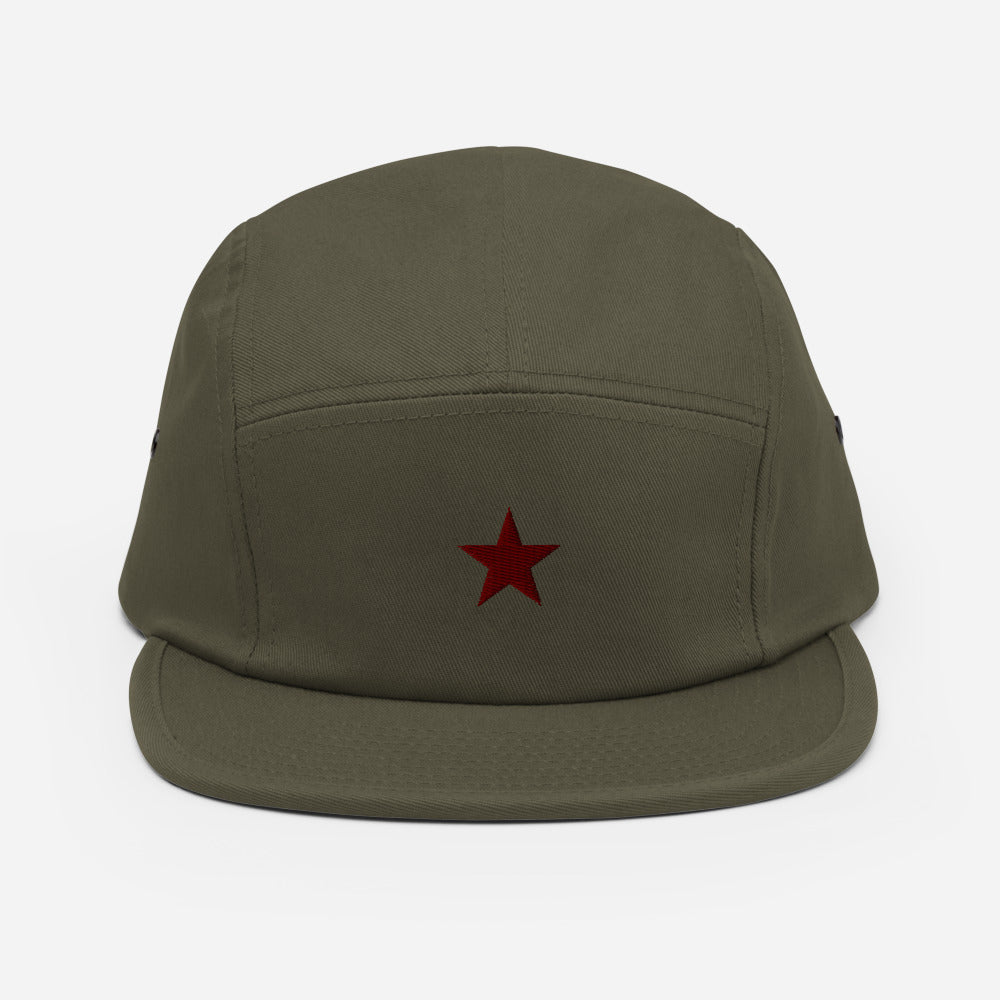 Red Star Olive Five Panel Cap