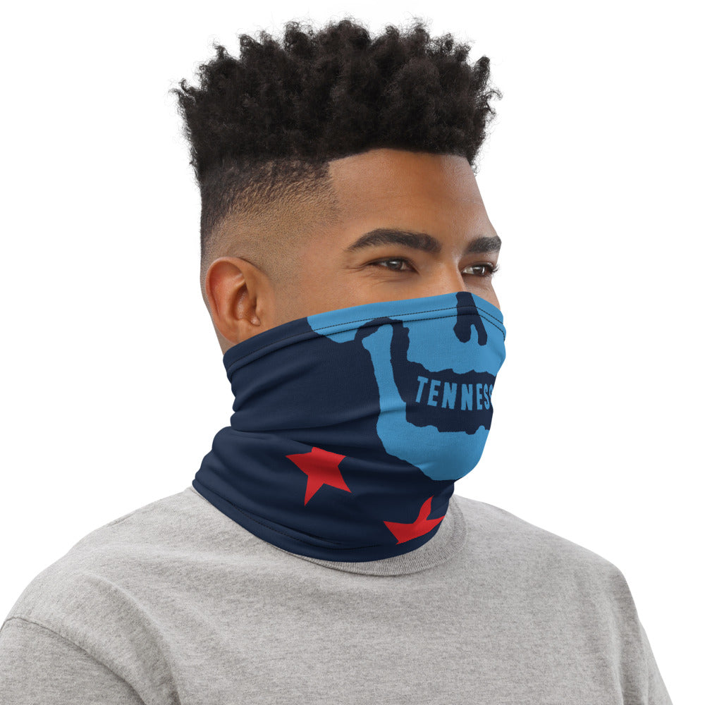 TN Skull and stars Neck Gaiter