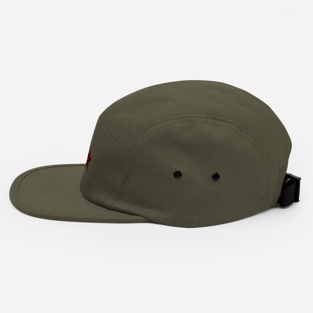 Red Star Olive Five Panel Cap