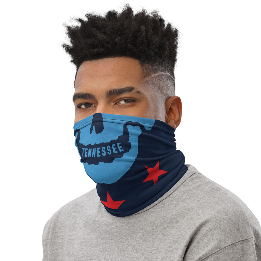 TN Skull and stars Neck Gaiter