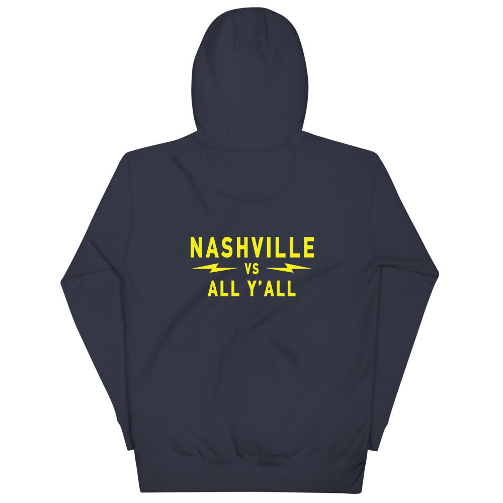 TN-X Nashville Vs All Y'all Unisex Hoodie