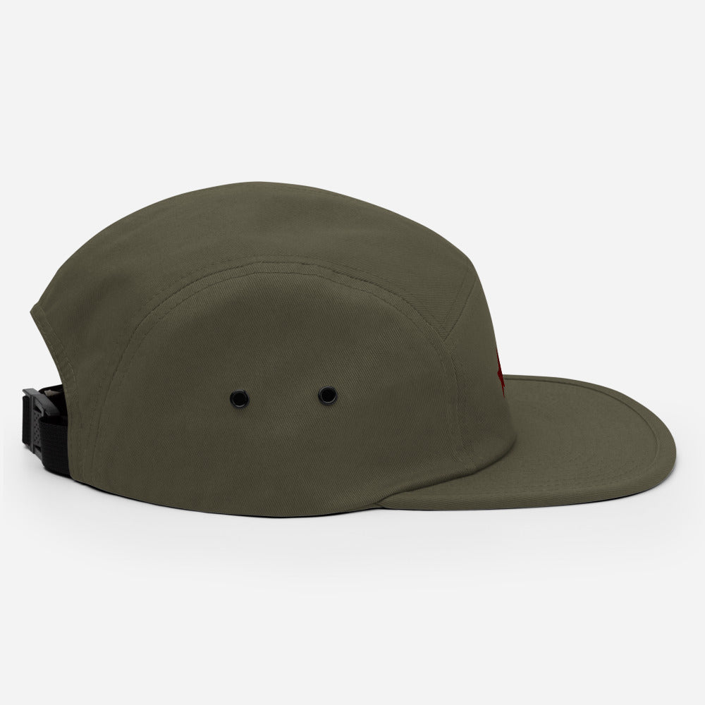 Red Star Olive Five Panel Cap