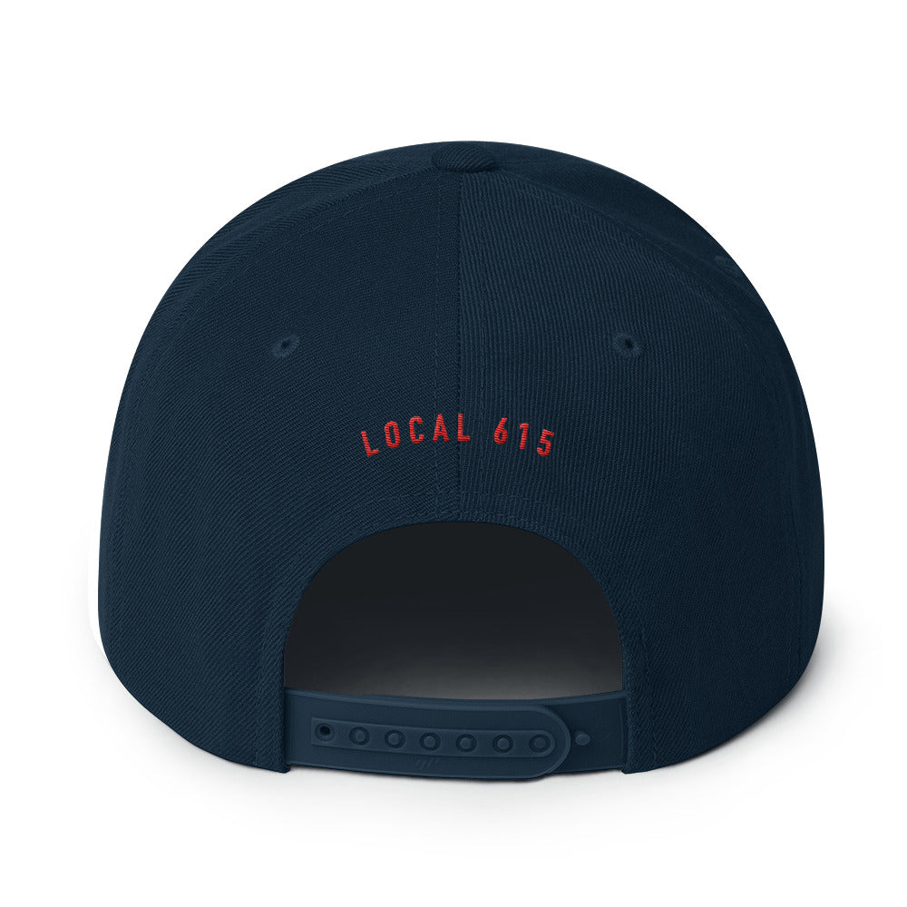 Local 615 x 3 Star Hat