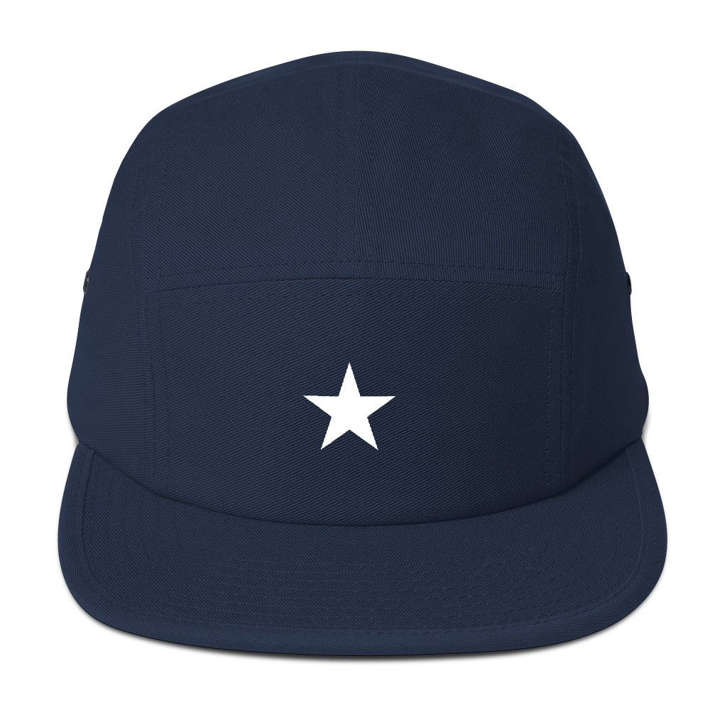 Simple Star Five Panel Cap