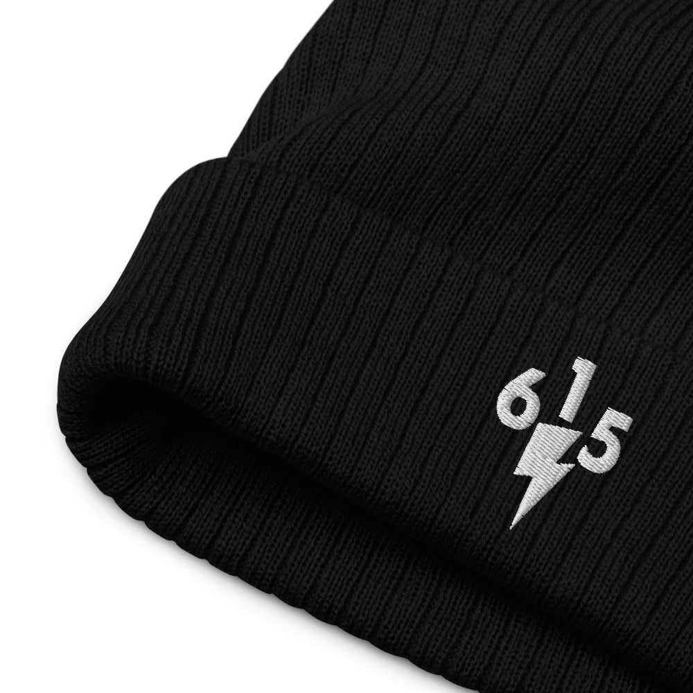 615 Bolt Recycled cuffed beanie