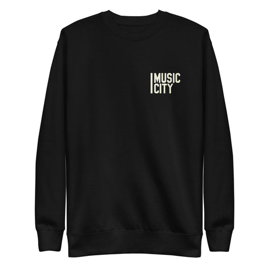 Music City Chest Block graphic Unisex Fleece Pullover