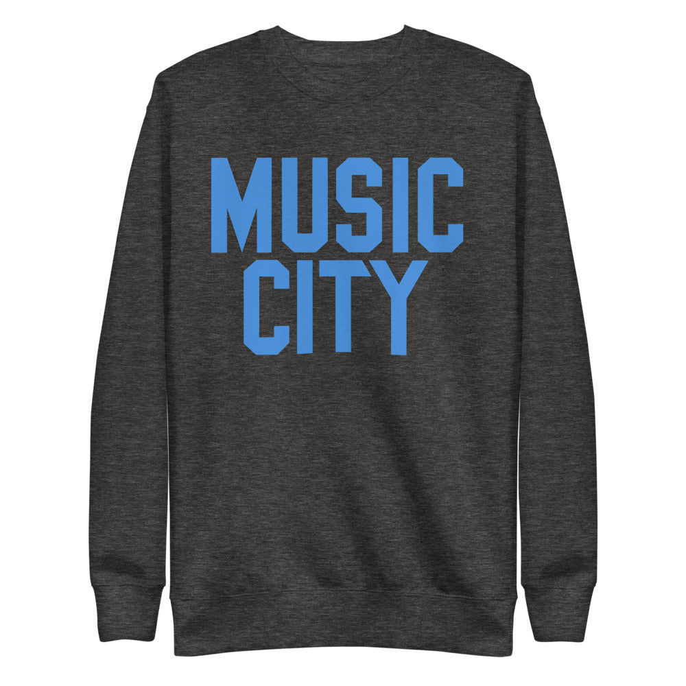 Music City Basic Text Unisex Fleece Pullover