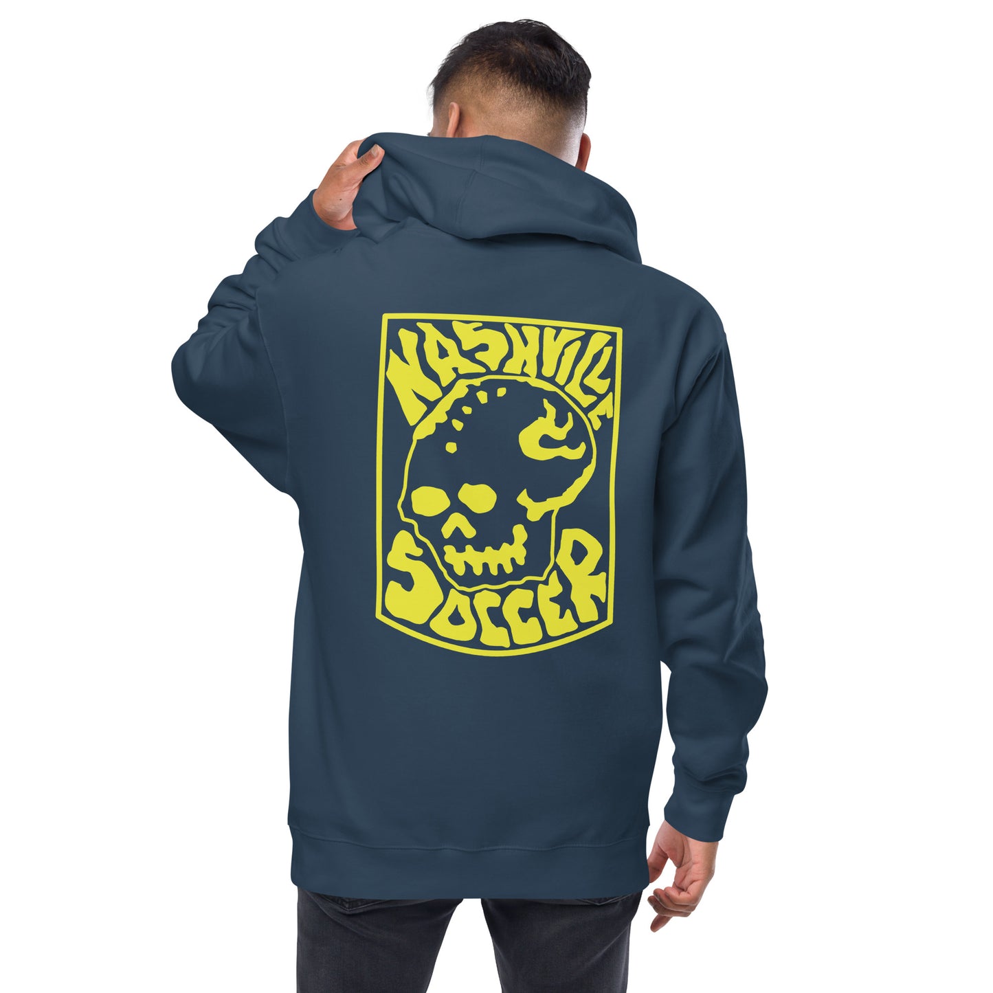 Mori Skull Nashville Soccer Premium fleece zip up hoodie