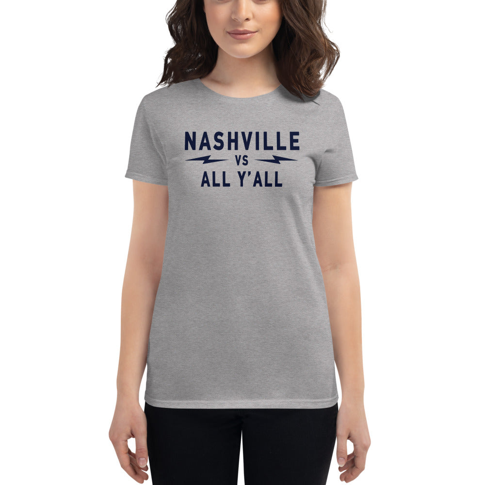 Nashville Vs Women's Gold short sleeve t-shirt