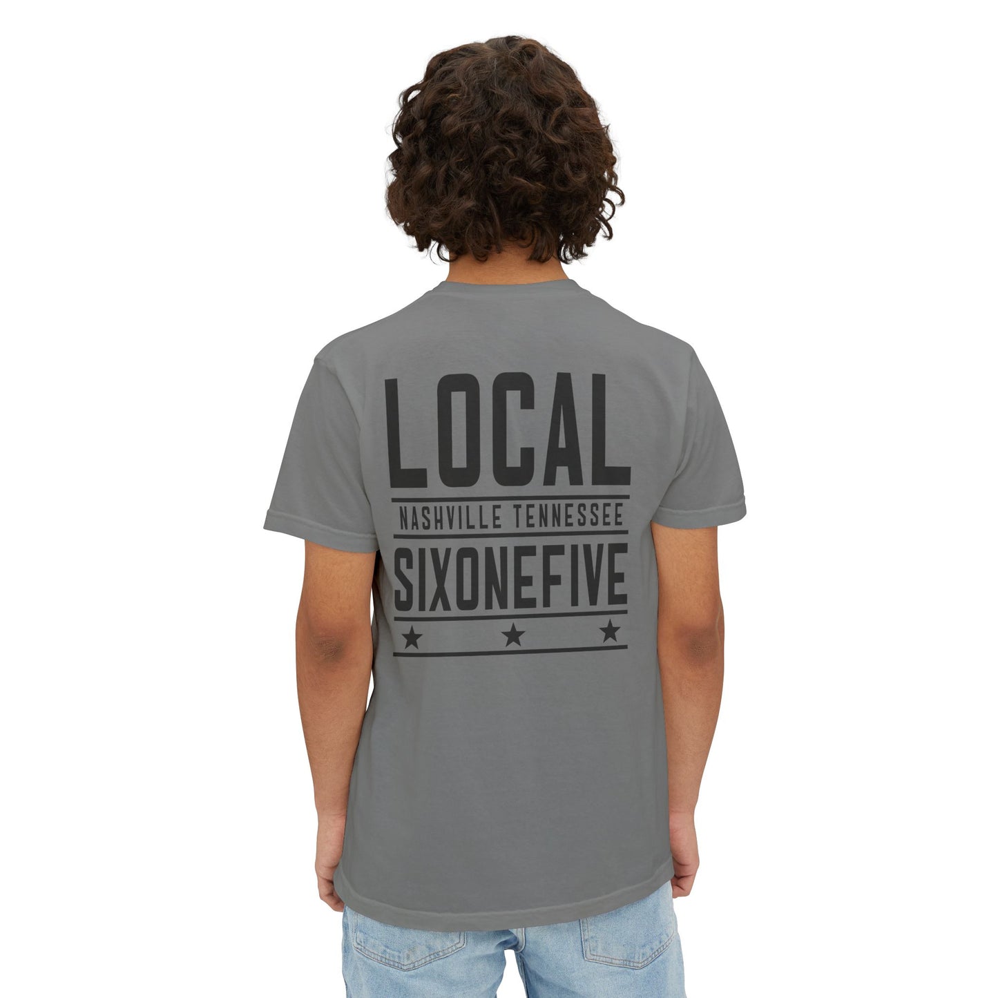 Local Kong Logo Unisex Garment-Dyed Pocket T-Shirt