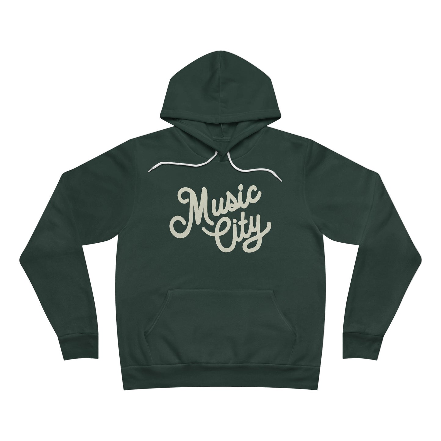 Music City Script Unisex Sponge Fleece Pullover Hoodie