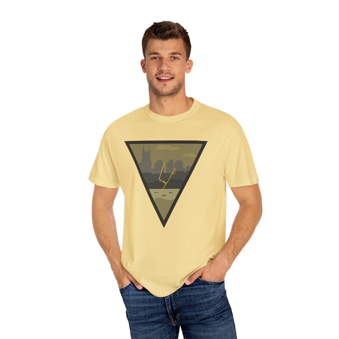 Cumberland Goalpost Unisex Garment-Dyed T-shirt