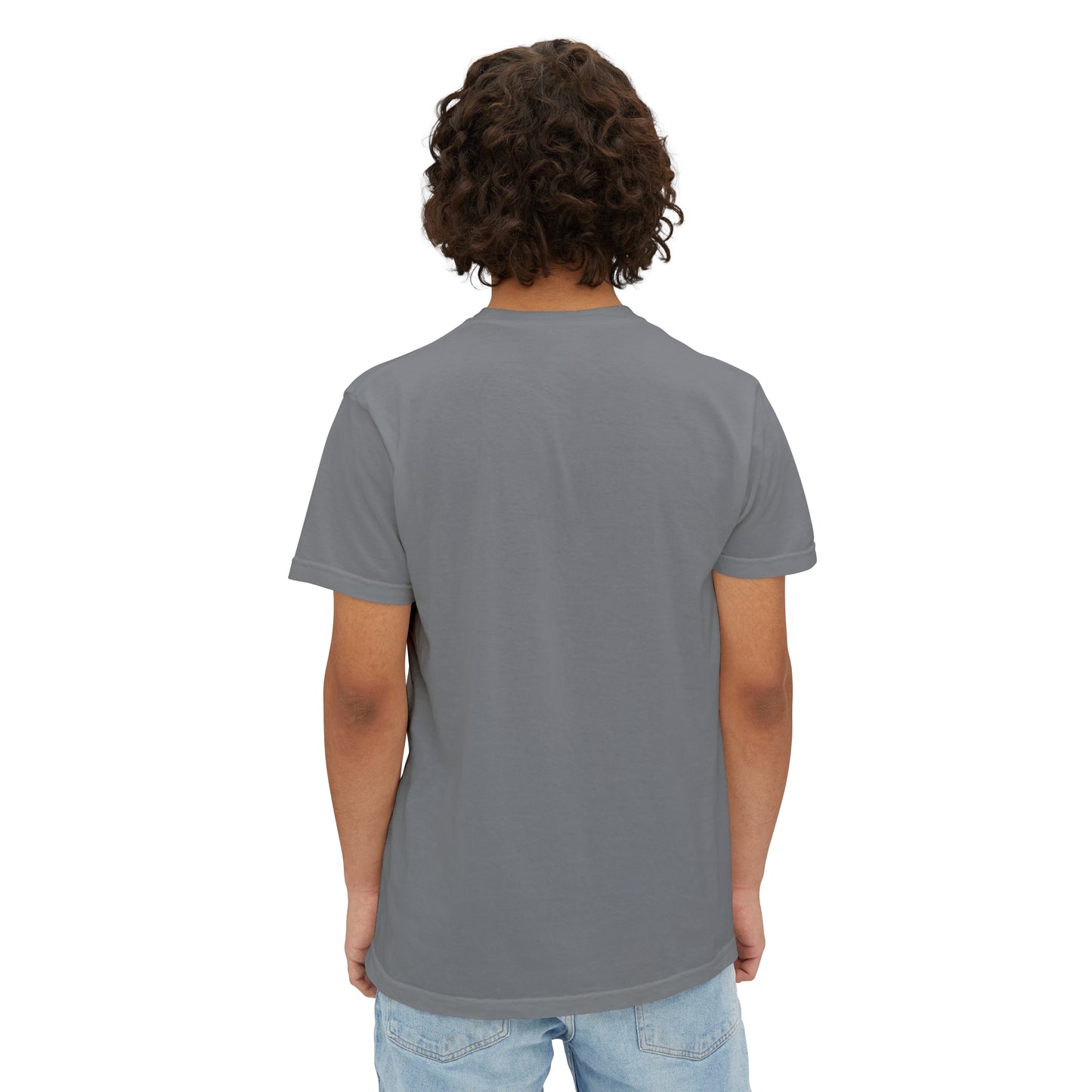 Local Script Unisex Garment-Dyed Pocket T-Shirt