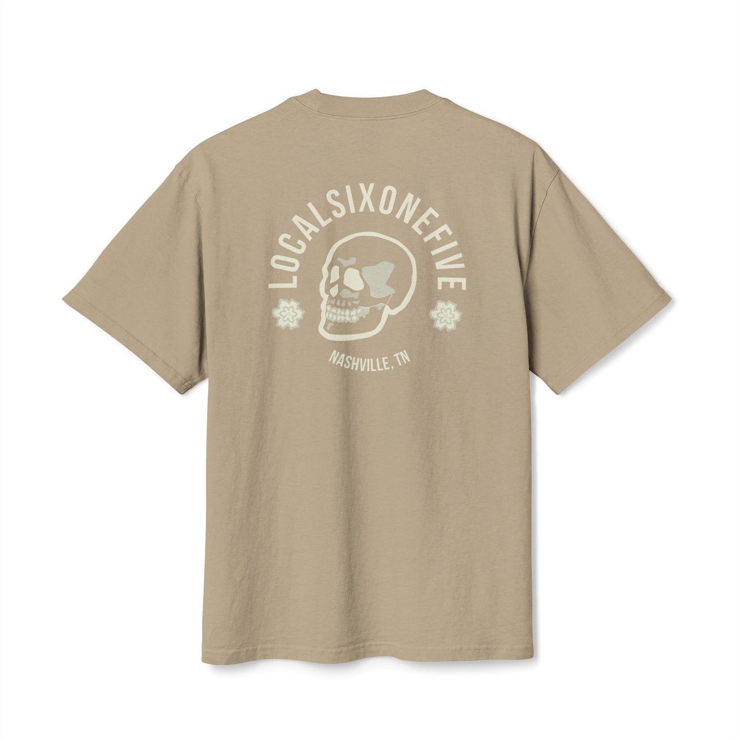 Local Skull Logo Unisex Heavy Faded Tee