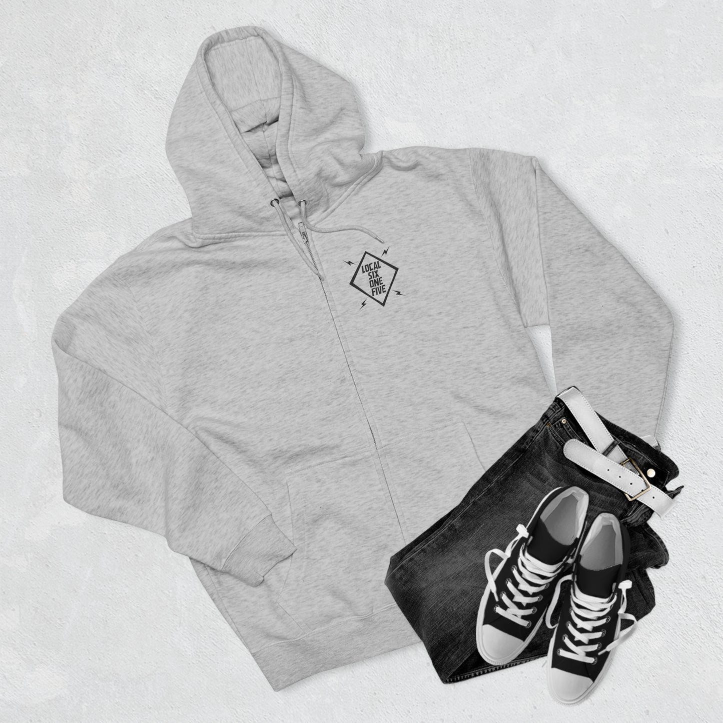 LOCAL Skate Logo  Zip Hoodie