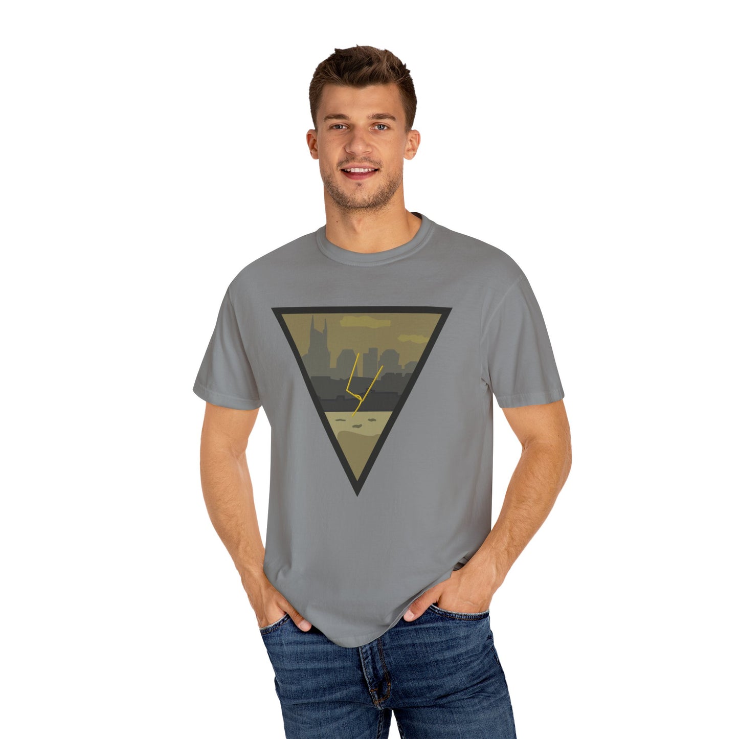 Cumberland Goalpost Unisex Garment-Dyed T-shirt