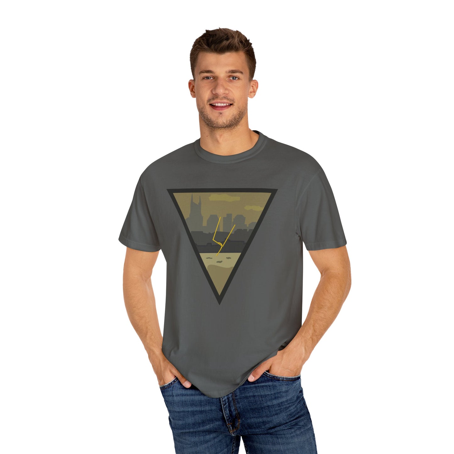 Cumberland Goalpost Unisex Garment-Dyed T-shirt