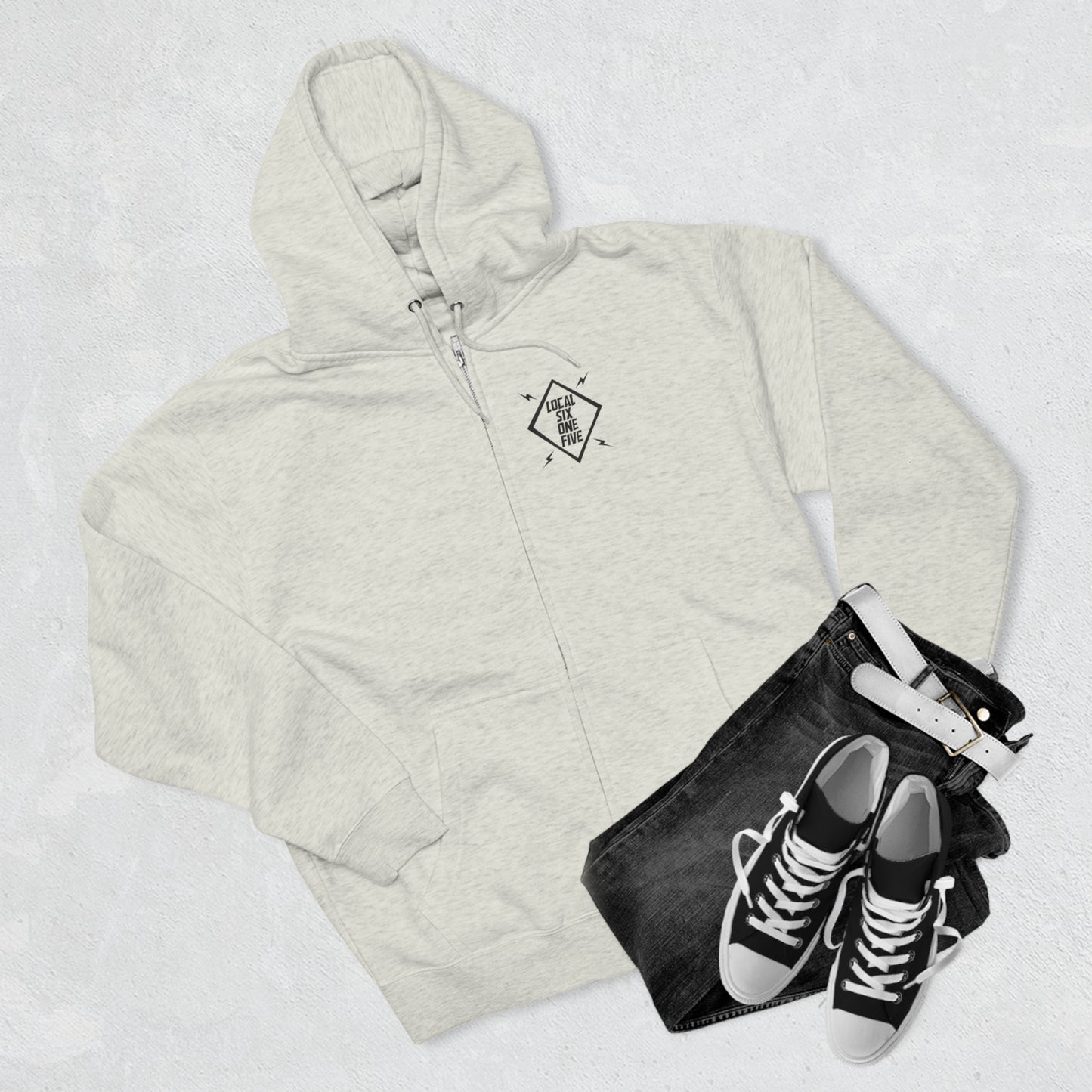 LOCAL Skate Logo  Zip Hoodie