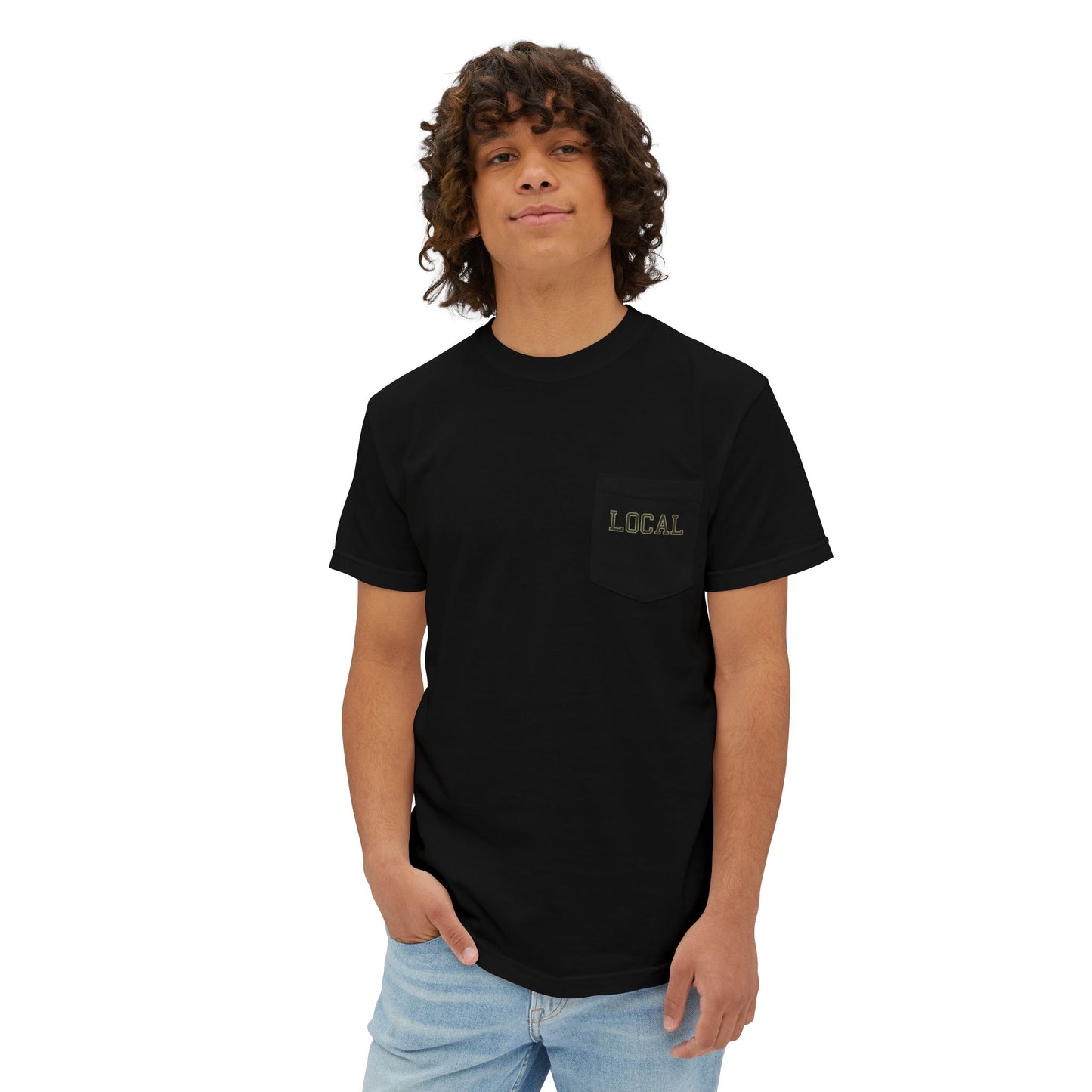 Cumberland Goalpost Date Garment-Dyed Pocket T-Shirt